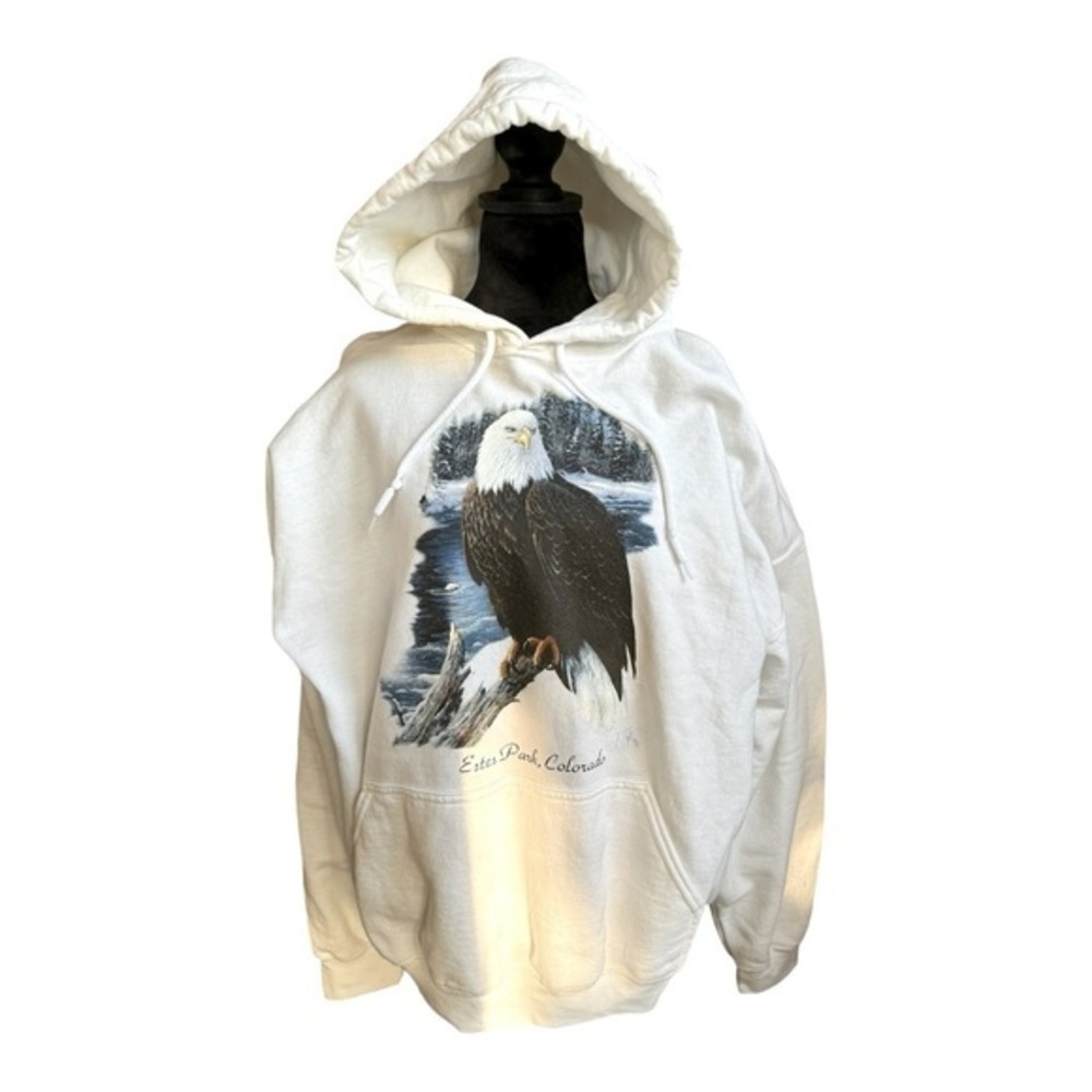 Gildan Heavy Cotton Estes Park,CO bald eagle,USA size 2XL‎